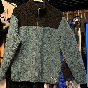 PINK Sherpa Full-Zip Jacket